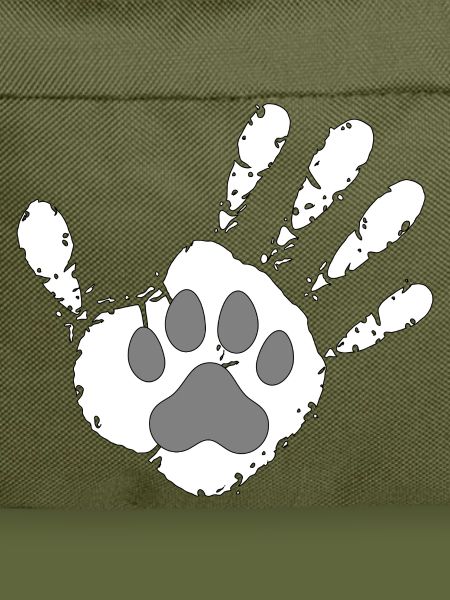 Hund Mensch High Five