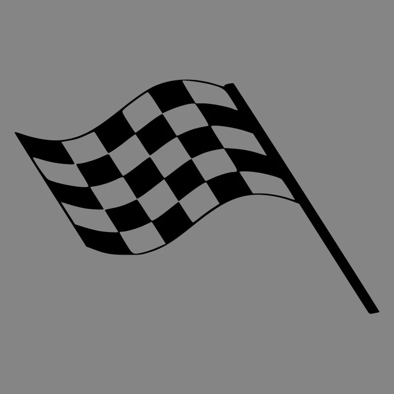 Drapeau Course Cible Voiture
