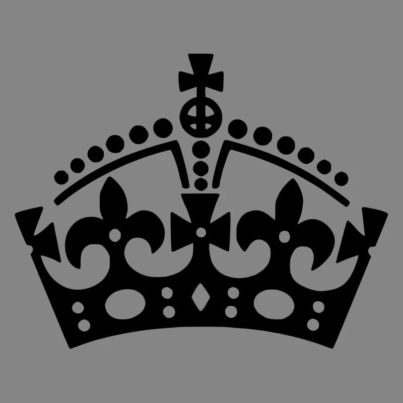 Keep Calm Krone / crown
