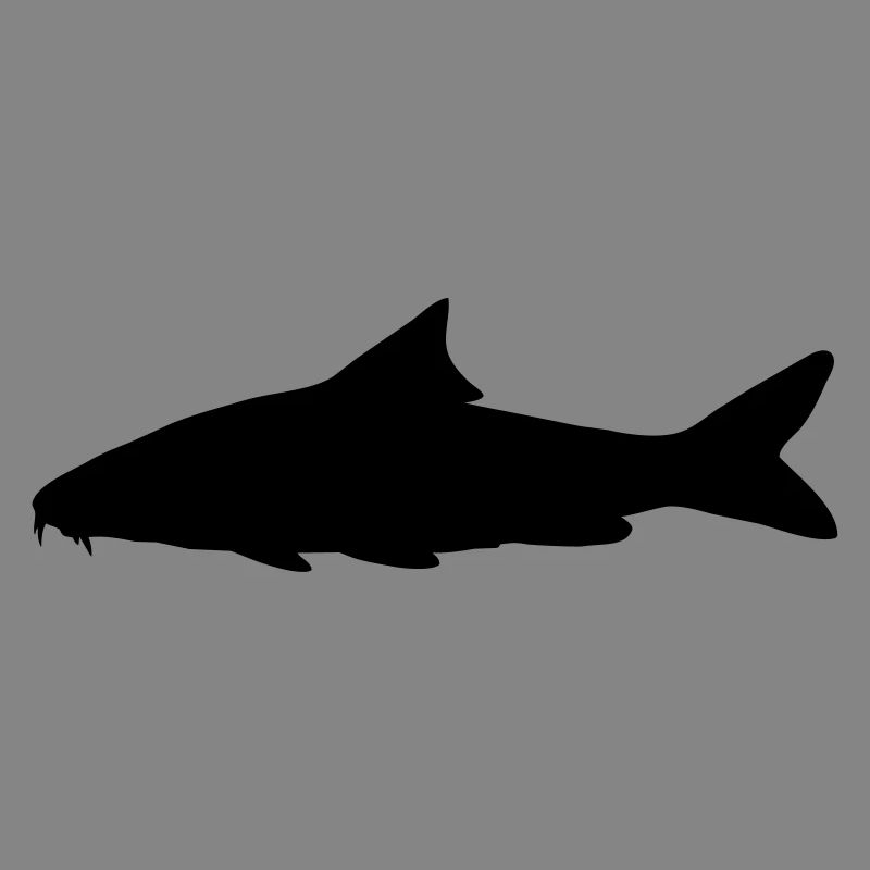 Fisch-Silhouette Barbe