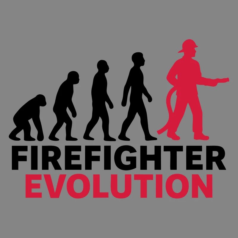 Feuerwehr Evolution Held Geschenk Cool