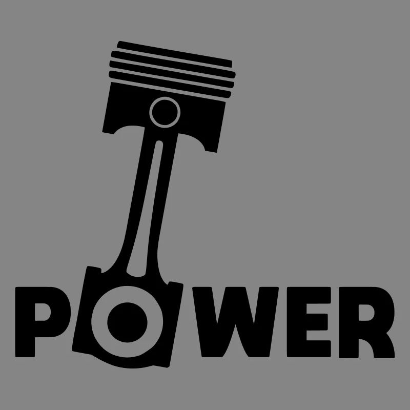 Piston power engine piston force