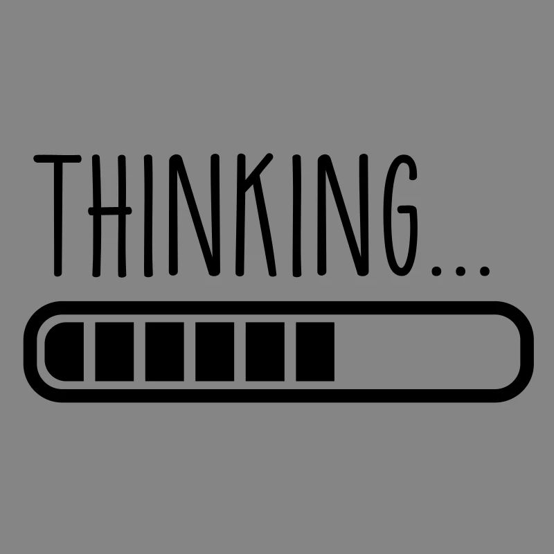 loading laden thinking denken