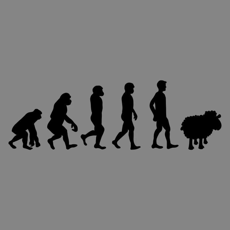 evolution mouton cadeau anti-système complotiste