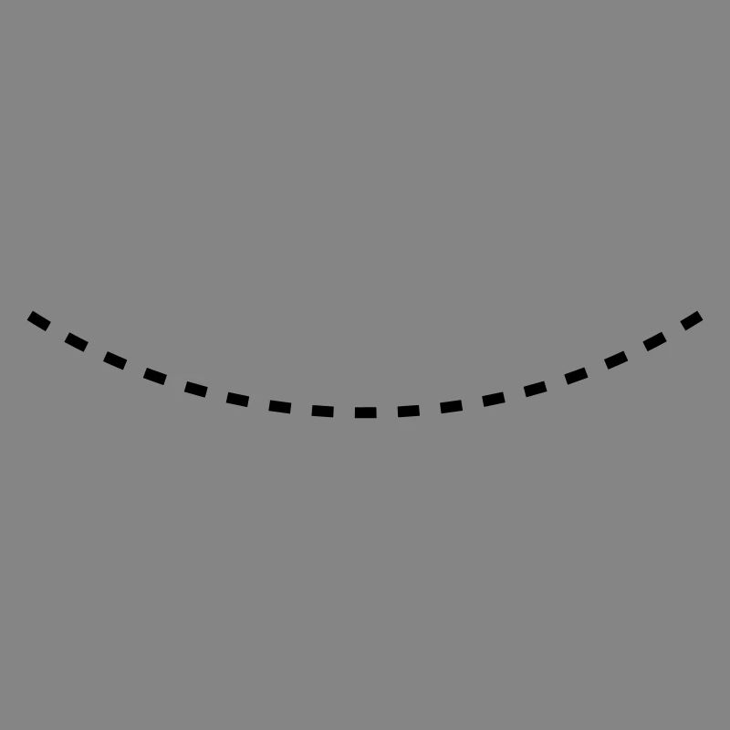 Dashed Curved Line