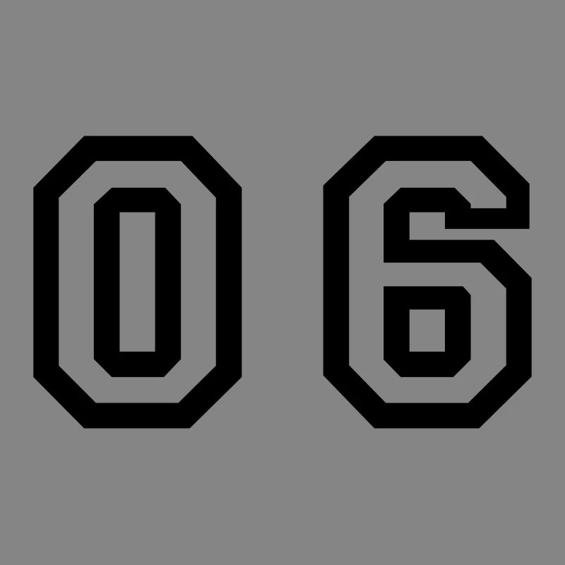 nombre - 06 - zéro six