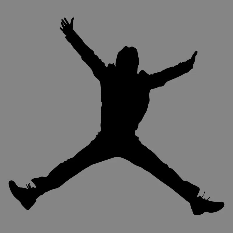 Singer and Dancer Silhouette vector design