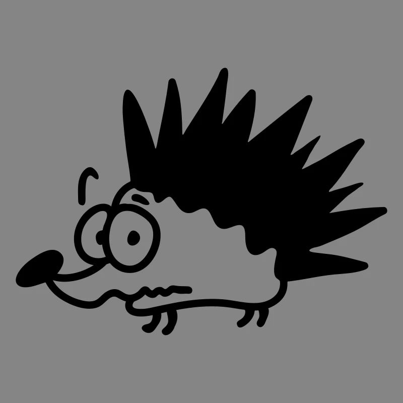 anxious Igel - line