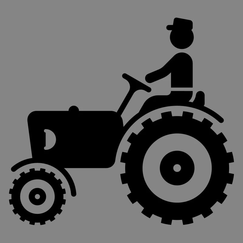 Farmer With Tractor