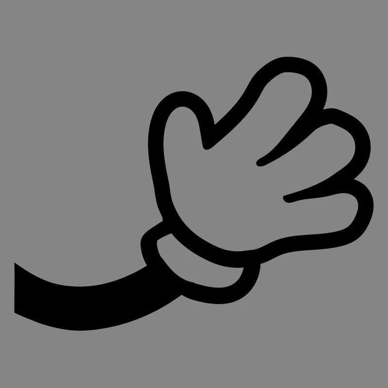 Geste de la main comique