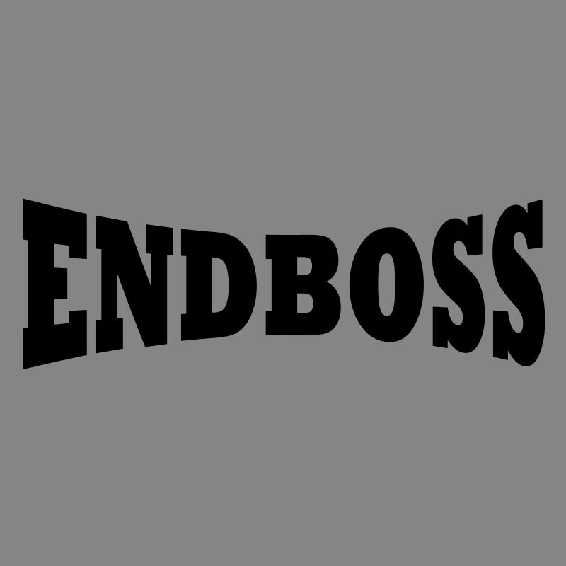 Endboss Schriftzug