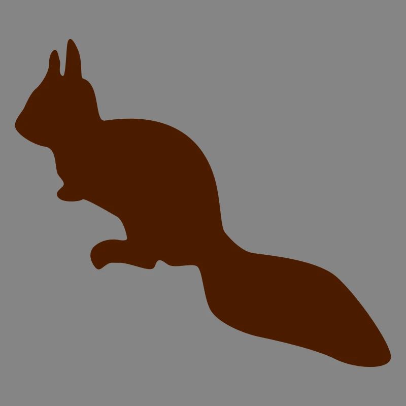 vigilant squirrel chipmunk silhouette