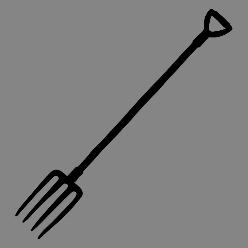 Silhouette Pitchfork Pitchfork Pitchfork