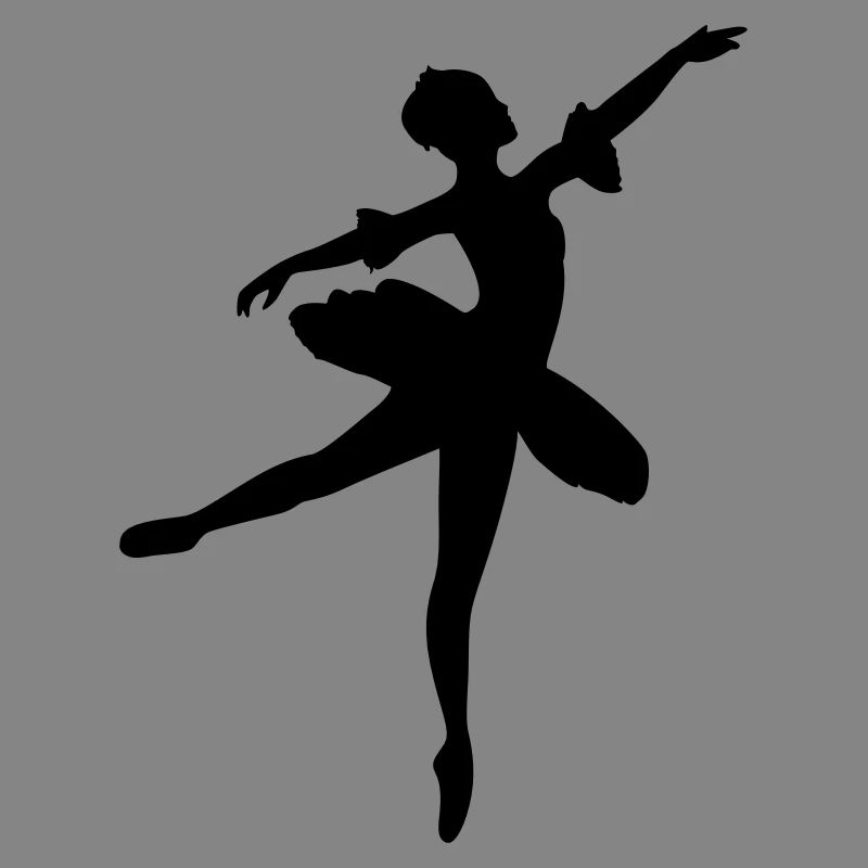 Vector Ballet dancer Silhouette