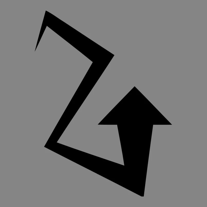 Zig Zag Pfeil