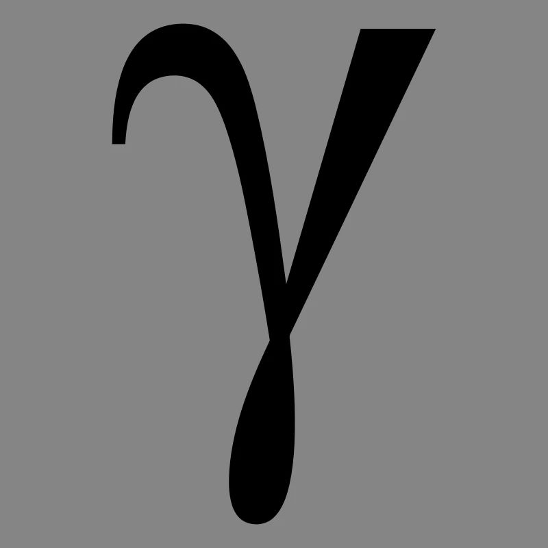 Gamma griechischer Buchstabe