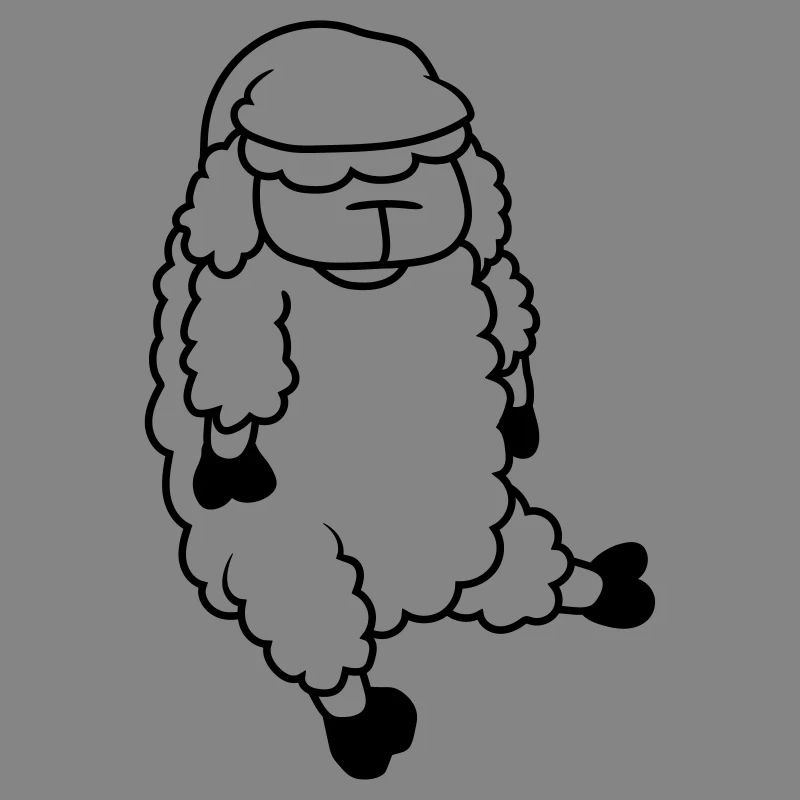 Sleeping Sheep Sleeping Cap