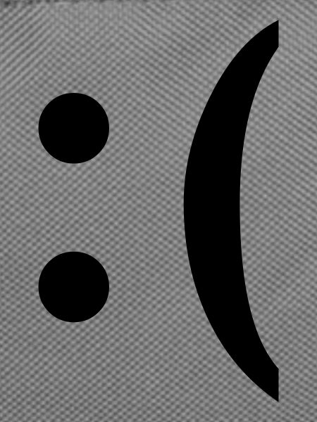 :( smiley traurig