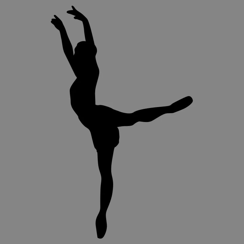 Vector Ballet dancer Silhouette