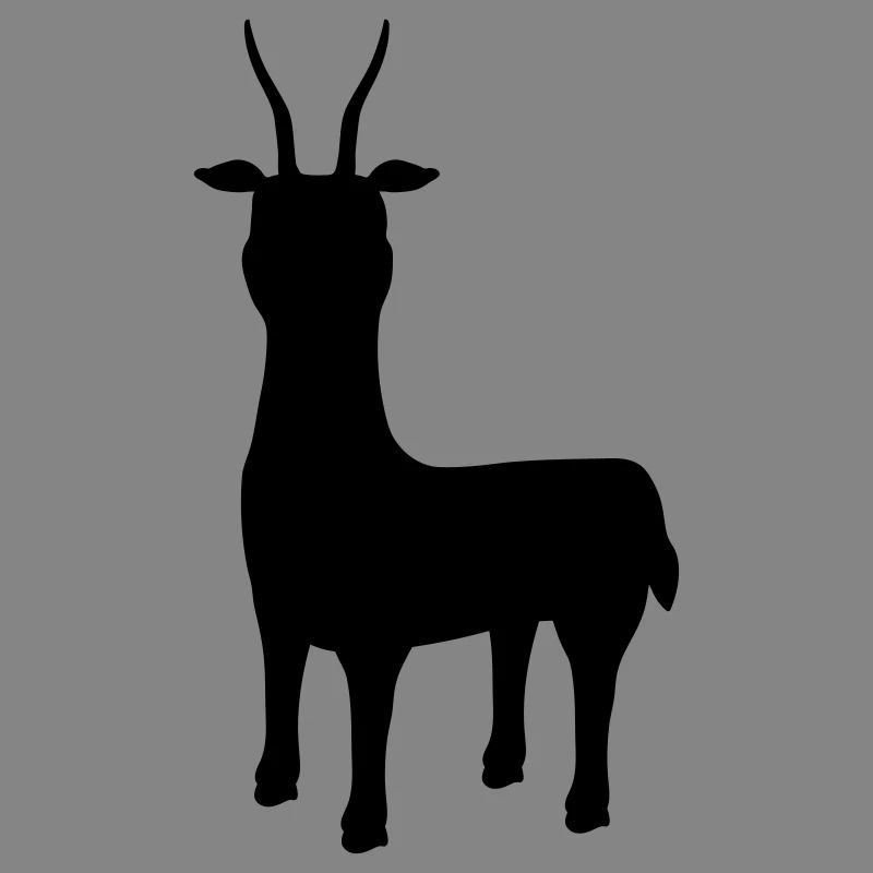silhouette Antilope Letschwe