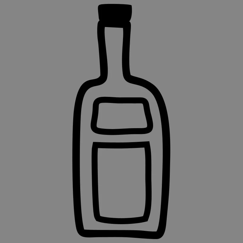 Flasche Alkohol