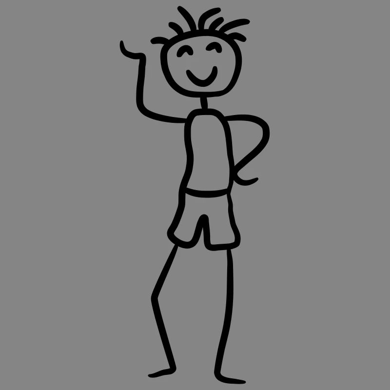 Happy cool boy