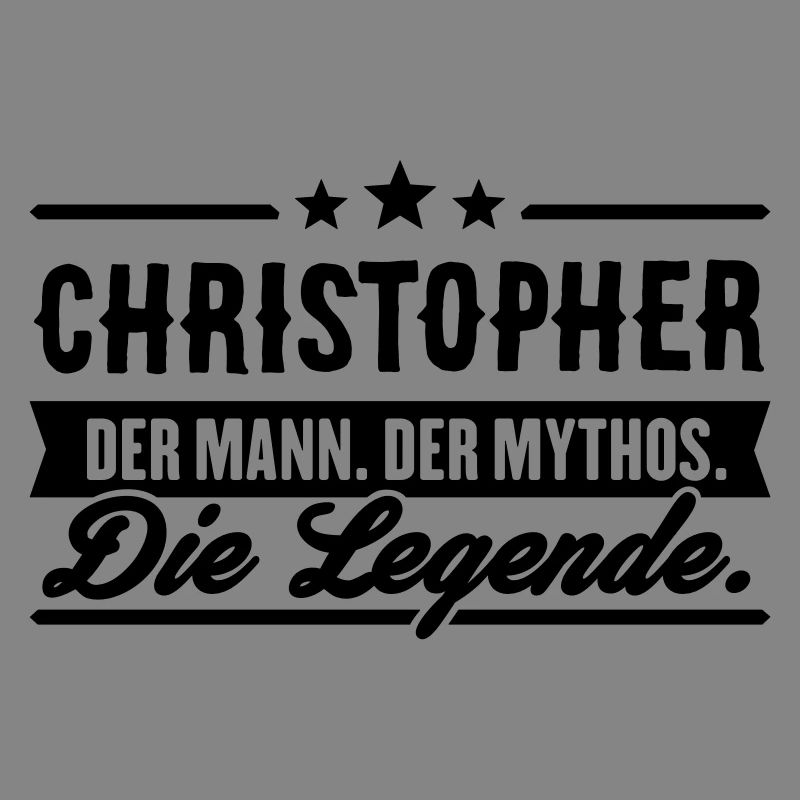 Mann Mythos Legende Christopher