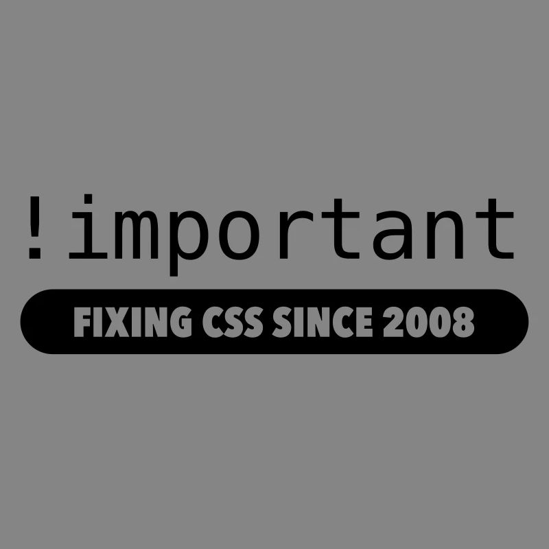 Important! - fixation depuis 2008 css