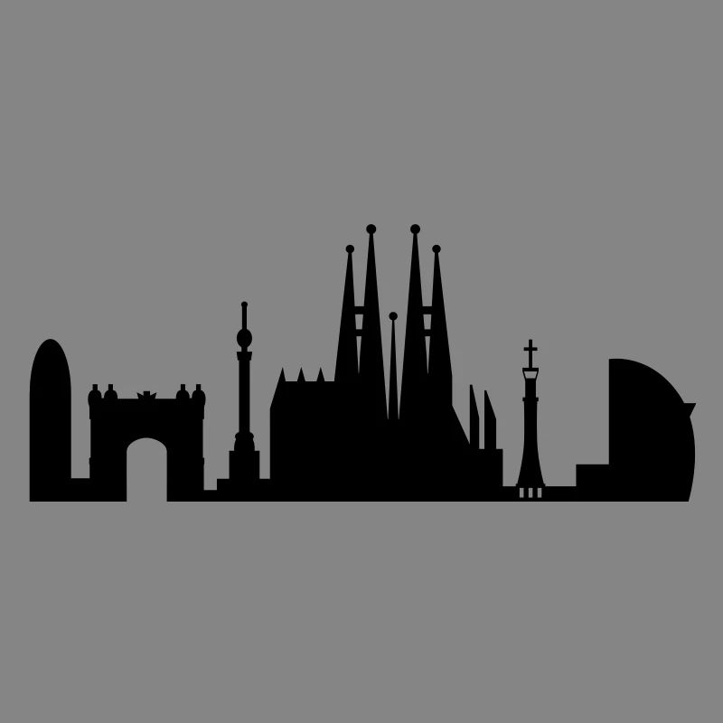 Skyline Barcelona Espagne
