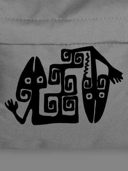 Lizard Illustration Ethno Style