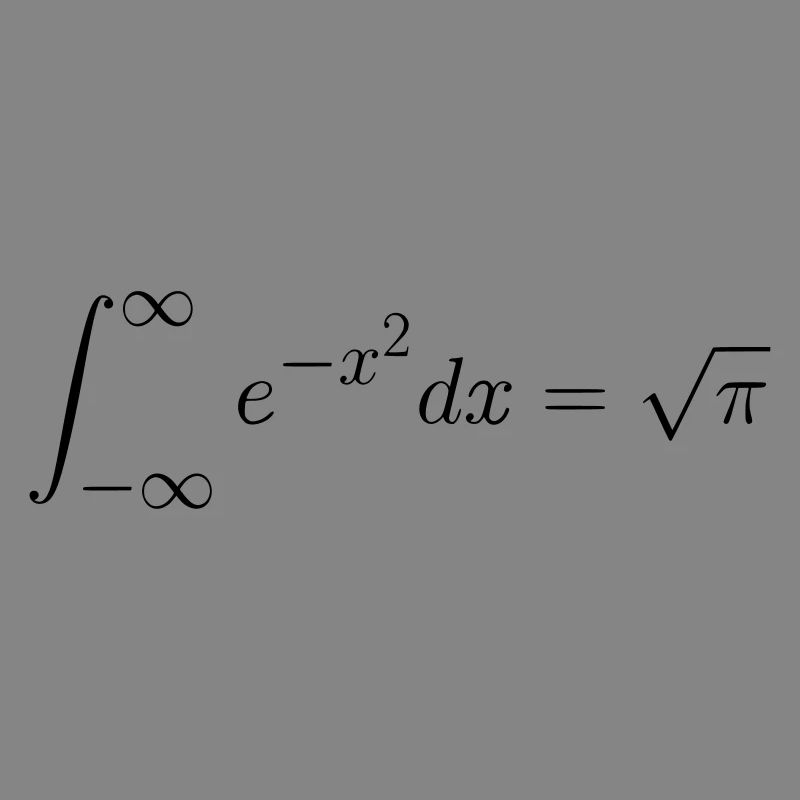 Gaußsches Integral Geschenk Idee