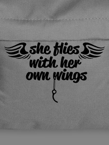 She flies...