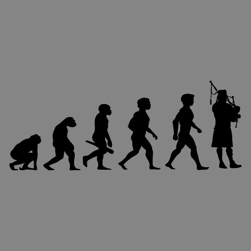 Evolution Bagpipes Bagpiper Musicians