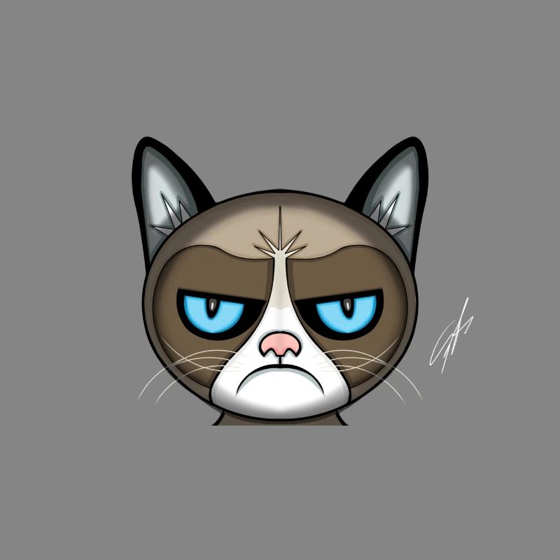 böse Katze