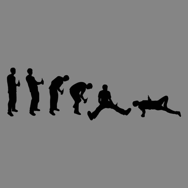 Drunk evolution