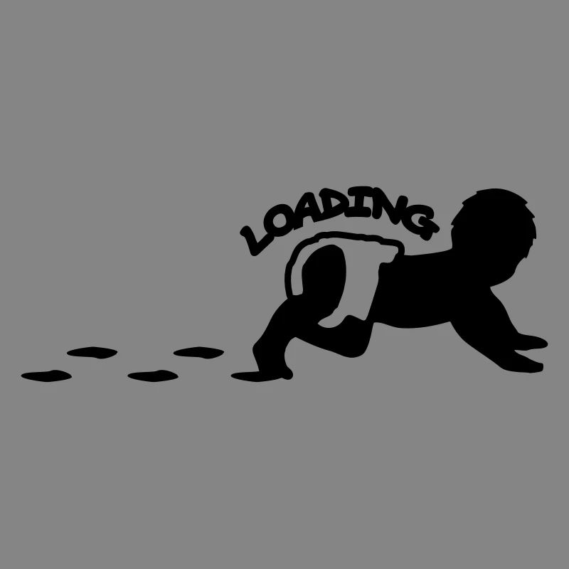 Baby Is Loading Logo Design