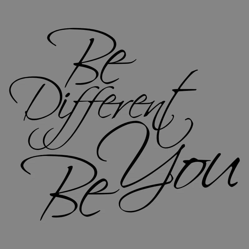 Be Different Be You Design