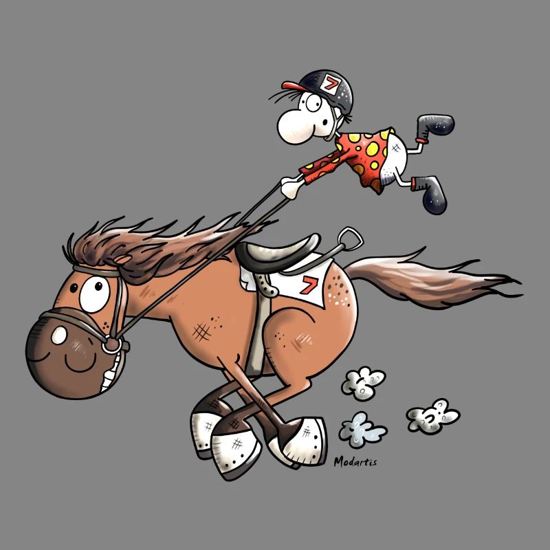 Cheval De Course Rapide