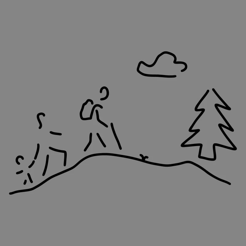 wandern oder walking