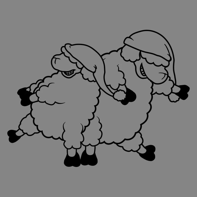 Party sheep dancing