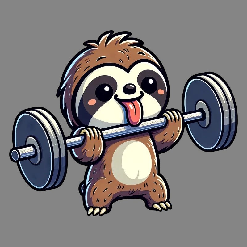 Sloth Strength Training: Dumbbells & Bench Press