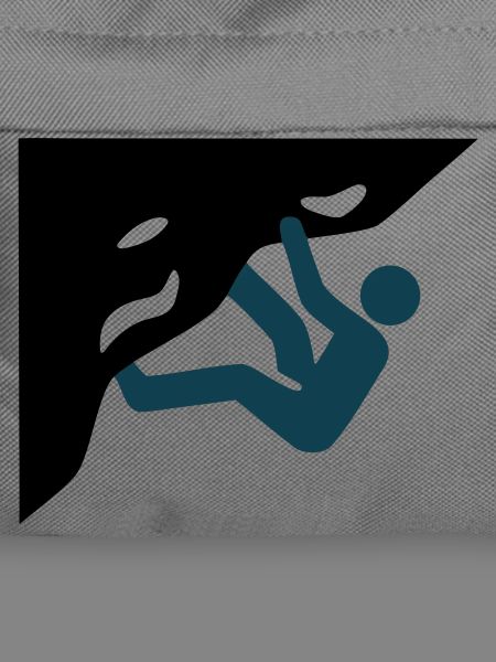 Hallenklettern Silhouette Icon