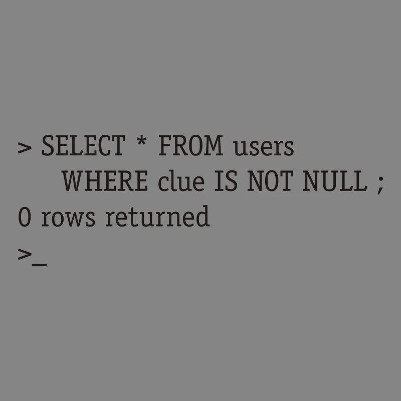 SQL No Clue