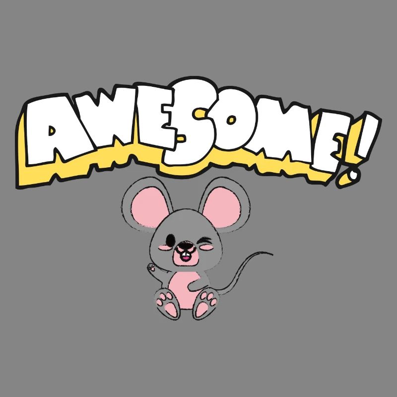 Awesome Mouse Cartoon Cheer