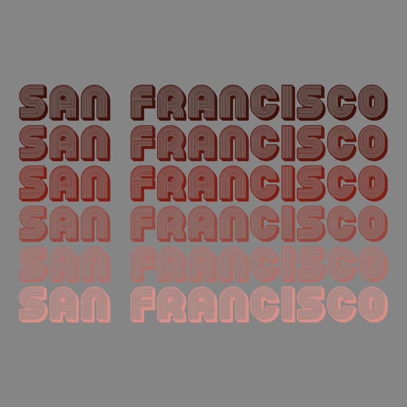 San Francisco Grid Gradient Pattern