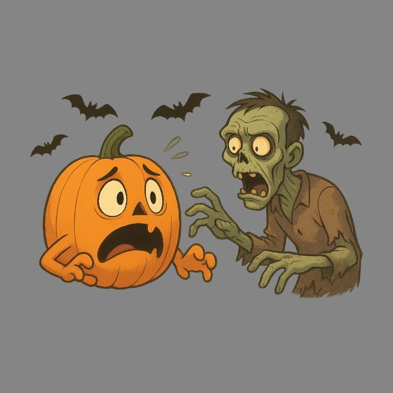 Pumpkin Panic and Zombie