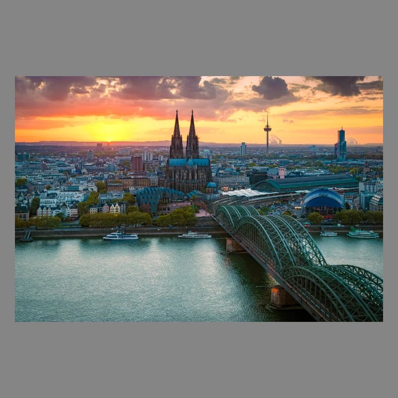Cologne Cathedral in the evening light