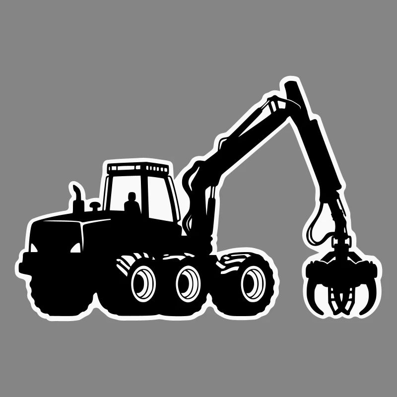 Harvester Silhouette