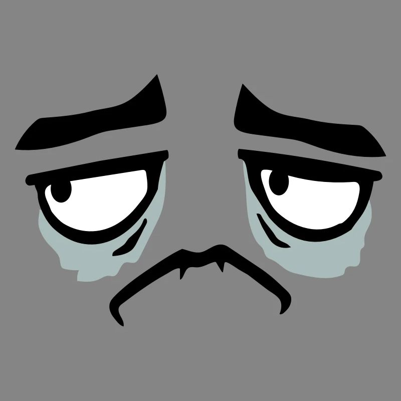 Grumpy sad disappointed face funny