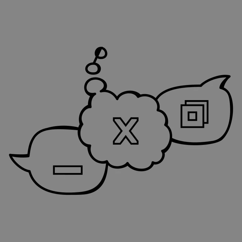 Computer speech bubbles